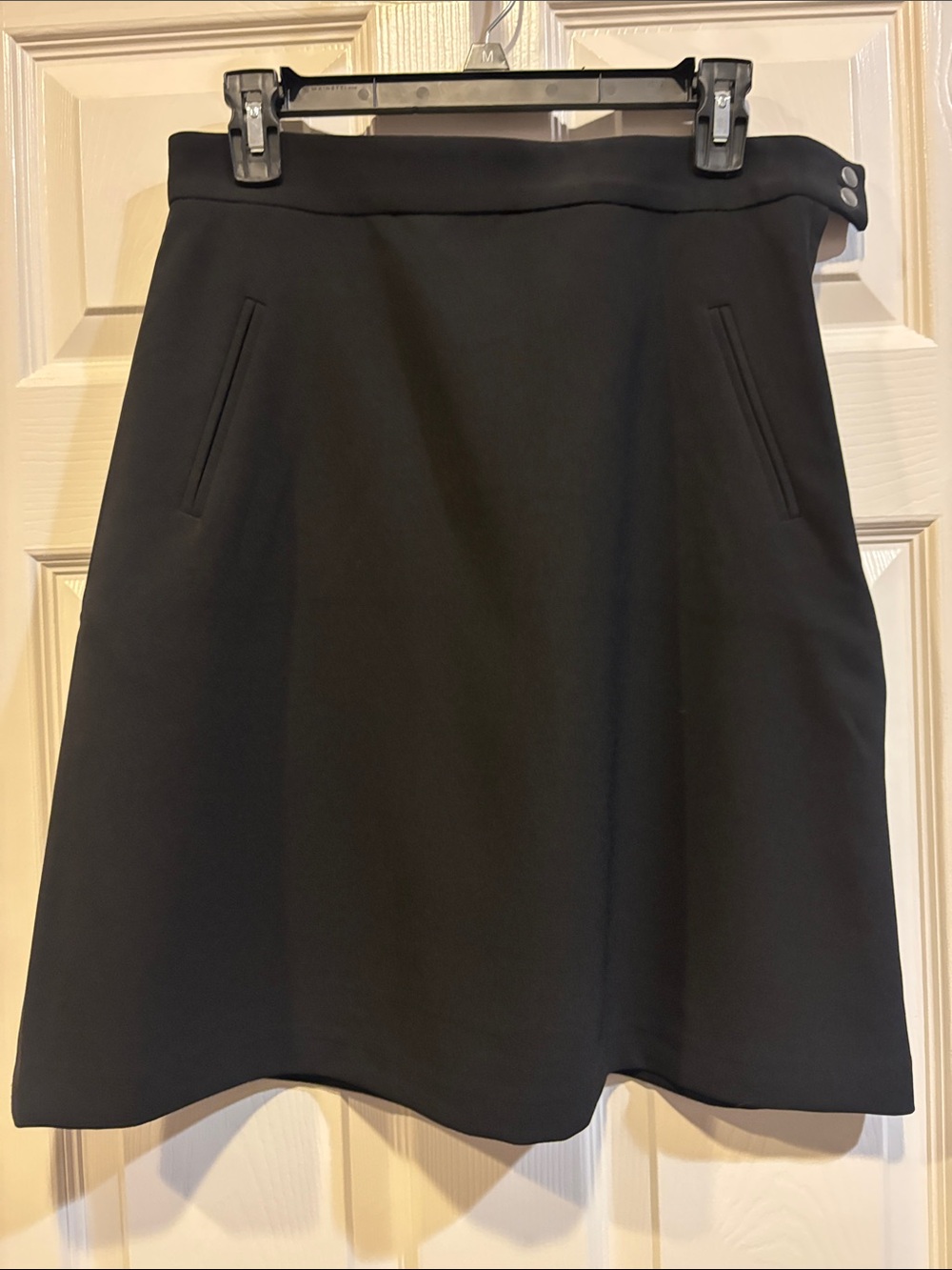 H&M Black A-Line Skirt